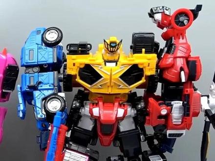 迷你特工队两款变形汽车机甲玩具集合