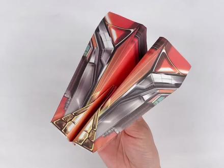 金属头滑翔机,能飞行很久的纸飞机,快来学习怎么叠吧~#折纸教程 #折纸玩具 #纸飞机