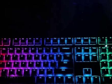 我可以看这个灯效看很久😀#ikbc机械键盘