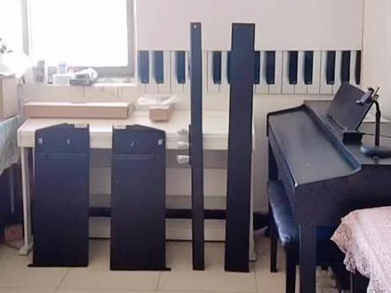 电钢琴的安装#爱音乐爱生活