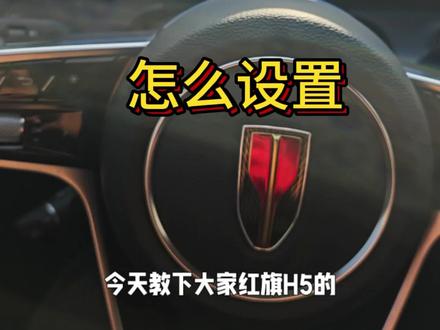 #红旗 H5的抬头显示设置 开车更方便