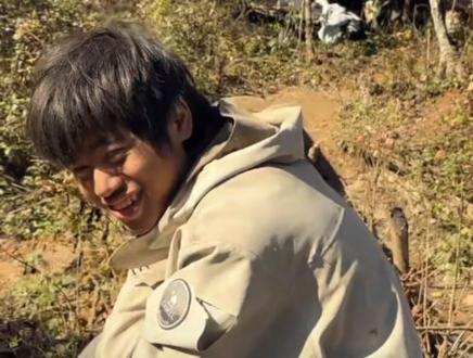 林北有点累了放空一下自己#荒野求生36天