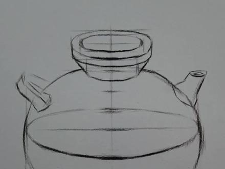 教你们超级简单的罐子打形#素描教程 #零基础学画画 #美术