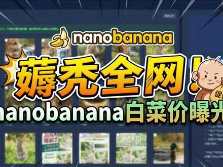 薅秃全网nanobanana白菜价曝光 nanobanana2全系列模型捡漏合集#nanobanana #nanobananapro #nanobanana2 #香蕉模型 #nanobanana使用技巧
