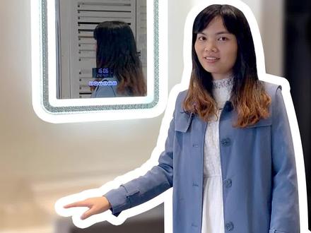 宝石边框LED镜灯,你喜不喜欢#浴室镜 #智能镜 #探店 #卫生间装修 #智能家居 #卫生间设计 #抖音房产