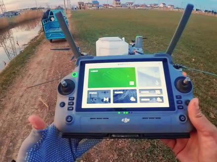 只需三步!带你解锁T100S全自动播撒,一键滑动起飞 #大疆农业 #低空经济 #无人机播撒