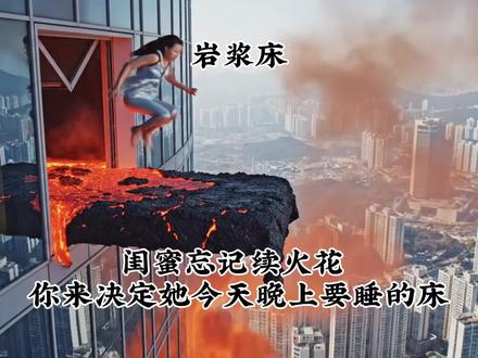 #AI创作浪潮计划 #剪映 #解压 #高空床 #抽象