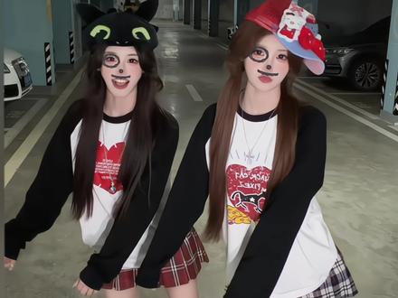 好萌的舞@松月 #添添扫地摇 #闺蜜舞