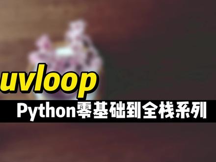 uvloop #python #编程 #程序员 #python全栈开发