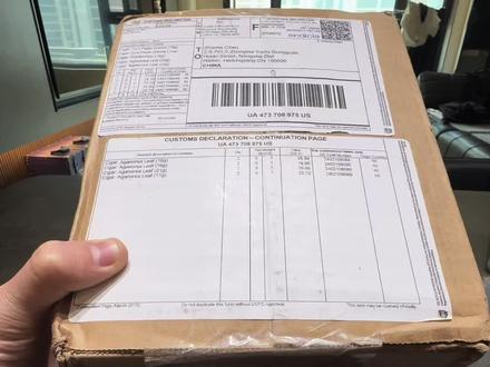 海淘雪茄之SP站,紫檀叶,老爹蓝矛,全程历时 20 天#海淘雪茄#雪茄 #雪茄生活#雪茄知识