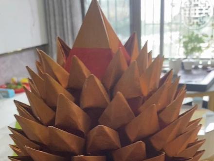 #潮汕中秋折塔
老式金山,寓意生意兴隆,财源滚滚来