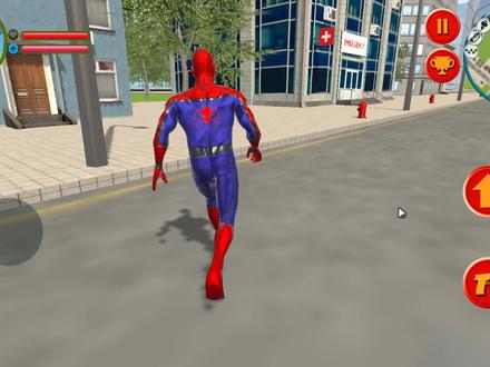 糯米傻蜘蛛模拟器 爆笑消防车合体金刚