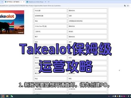 兄弟们,想做好takealot,我觉得还是要先对平台足够的了解,不然踩坑是在所难免的#跨境电商 #南非 #takealot#跨境选品