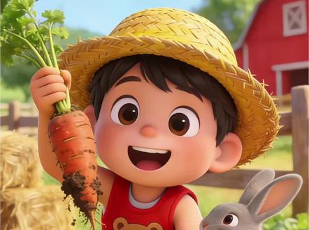 0-3岁幼儿早教音乐律动《种萝卜》来喽,
简单节奏感很好,适合宝宝听听喔。#启蒙早教 #0到3岁早教儿歌 #亲子互动 #儿歌 #幼儿启蒙