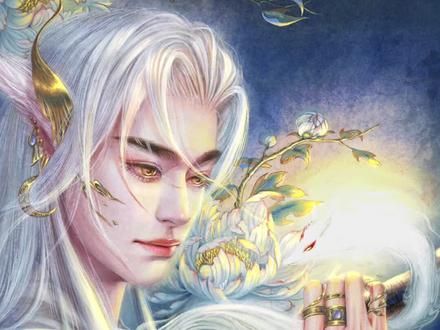 #绘画 #画渣日常 #一起学画画 #水彩 以前不理解王生,直到我画了一个男狐狸#画皮