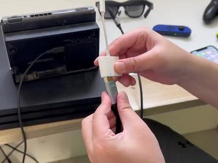 XREAL雷鸟AR眼镜电脑游戏机投屏线视频线转换器