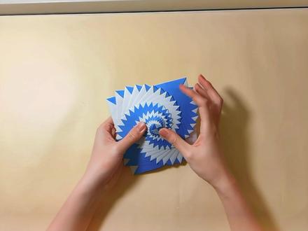 折纸教程。超级转转转。#手工 #折纸 #艺术 #教程