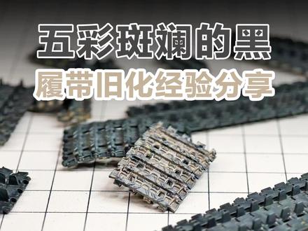 有手就会 把履带涂成五彩斑斓的黑
#拼装模型 #模型涂装 #模型制作 #坦克模型 #胶佬日常