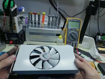 amd、rx580显卡更换维修hdmi接口座子,完美修复,amd神卡580再战n年#显卡维修 #泰安维修 #数码科技 #电脑维修与升级