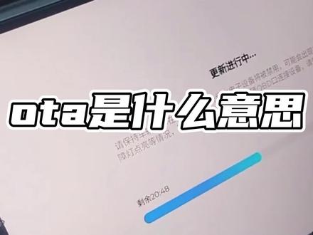 ota是什么意思 #ota是什么意思 #ota