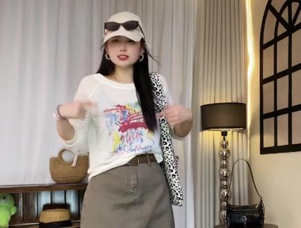 【运费险】大码牛仔半身裙女春夏a字裙短裙显瘦高腰百搭遮胯 #防晒牛仔裤女 #王蓉穿搭分享 #许艺穿搭 #卡其色服装套装 #黄色工装裤女