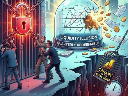 私募信贷出事信号-Blue Owl限制赎回 ,抛售贷款股价创两年半新低。#私募 #AI #流动性 #投资有风险理财需谨慎 #理财