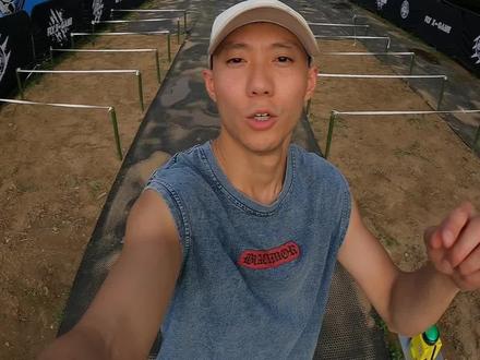 替大家跑一趟400米障碍 #400米障碍 #第一视角 不累