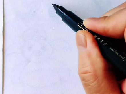 #想画就画 简笔画猪八戒