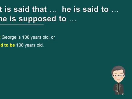一套视频搞定英语语法 it is said that/said to/supposed to … #英语语法