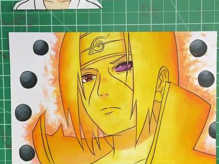 不知道这样的鼬神能秒杀斑吗?#画画#宇智波鼬 #火影忍者