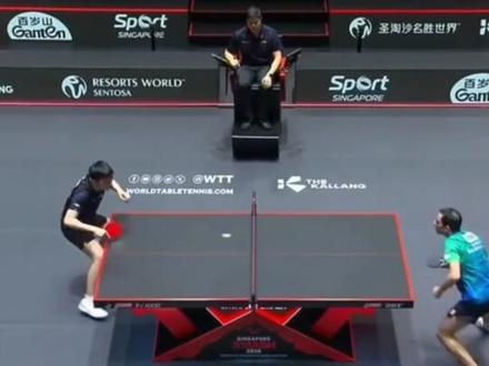 陈垣宇3-1逆转雨果挺进新加坡大满贯8强#陈垣宇#雨果#新加坡大满贯