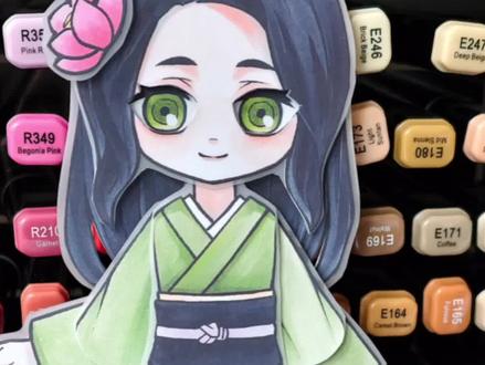 琴叶可动纸片人教程 #可动纸片人 #琴叶 #鬼灭之刃
