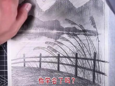 第079期|一张白纸 随手画成治愈系风景小画!
#绘画教程 #绘画技巧 #手绘创意 #创作灵感 #一学就会系列