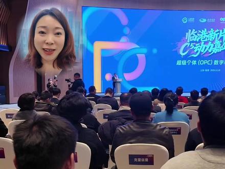 临港OPC大会透露了什么信息 家人们,12月中旬我刚参加完临港OPC大会,据说这是全国首个OPC社区哦。如果你想创业、做独立开发者,又怕成本高、没资源,真的可以来临港看看。#OPC #超级个体 #一人公司 #临港新片区 #超级288计划@零界魔方