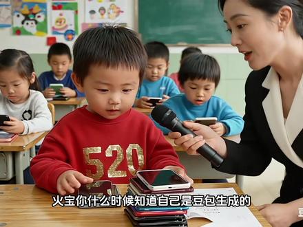 当火宝知道自己是豆包生成时的反应!#2025AI年终大赏 #AI创作浪潮计划 #火花宝宝 #萌娃 #豆包ai