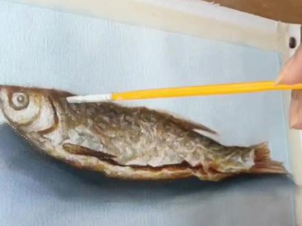 《炸河鱼》速写教程。