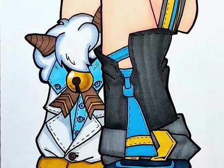 谁会知道这双鞋子是谁? #绘画过程 #画画 #喜羊羊与灰太狼