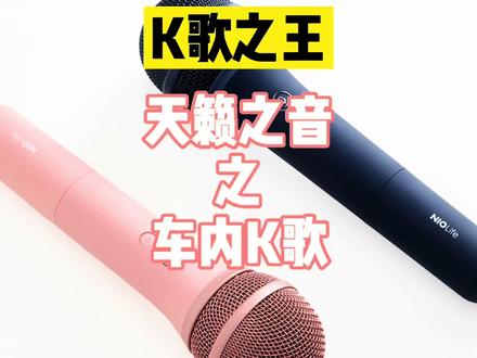 大蔚来?车里面K歌?