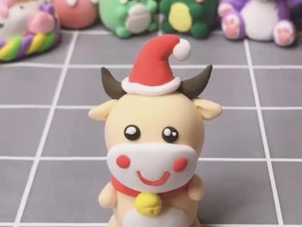 叮叮当 叮叮当,牛儿响叮当
#粘土 #粘土手工 #儿童粘土