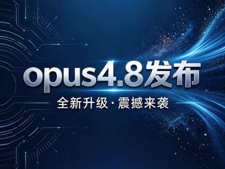 41天迭代!Opus 4.8 发布,这速度直接把行业卷麻了 #ai #claude #opus