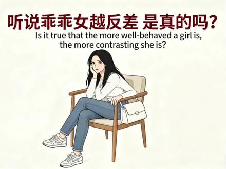听说乖乖女越反差,是真的吗?
#张小明lv