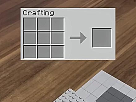 用工作台制作一个驽和TNT #我的世界 #乐高玩具 #脑洞大开