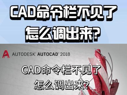 CAD命令栏不见了怎么调出来?CAD命令输入显示窗口不见怎么办? #cad教学 #cad教程 #cad画图