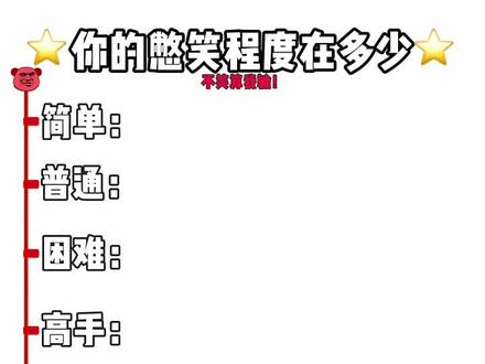 你的憋笑程度在多少?#憋笑挑战