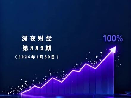 深夜财经第889期:摩根大通:金价未来几年有望涨到8000美元至8500美元 但短期内存在“获利回吐”风险 #黄金 #财经 #股票 #股民 #金价