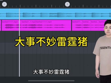 我了个雷霆猪 说唱这一块/.#火影主播看海 #大事不妙雷霆猪 #抽象 #戴耳机效果更佳 @看海老师