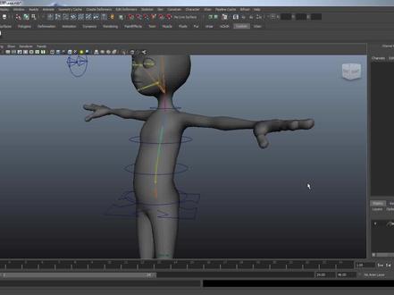 Maya教程:2.3 人物手臂绑定及IKFK转换