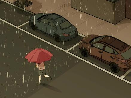 看似普通的晴雨天气，却是高维怪物的大嘴。 #漫画解说 #怪奇笔记 #有声漫画
