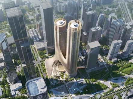 22.08亿!中建五局中标深圳湾超级总部基地C塔项目!#建筑 #工程人 #深圳