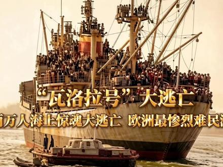 “瓦洛拉号”大逃亡:1991年两万名阿尔巴尼亚人海上惊魂大逃亡,欧洲最惨烈的难民潮。#大逃亡 #瓦洛拉号 #阿尔巴尼亚